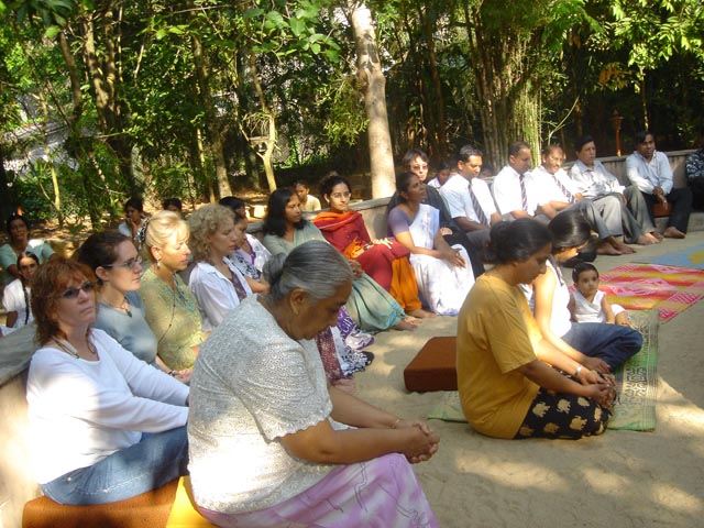 Early morning meditation